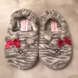 American Girl Bitty Baby Toddler Girl Cat Slippers